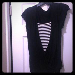 GAP wrap layering top